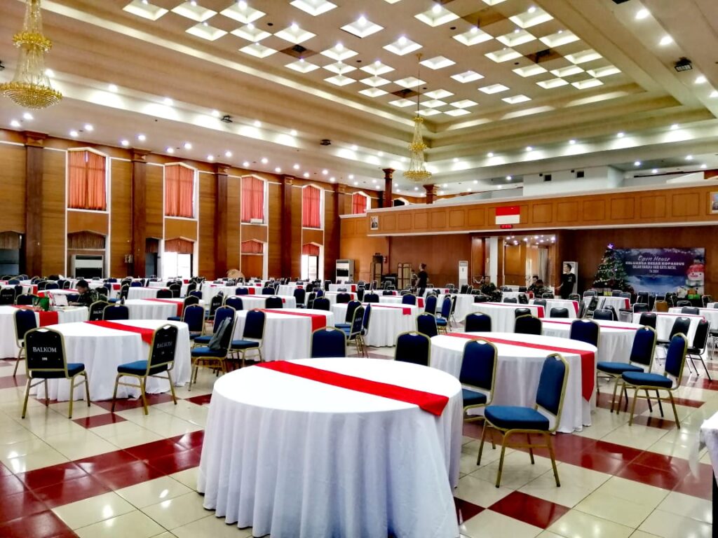 sewa meja bulat jakarta